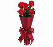 Букет 5 Красных роз Эдлесс Лав в Исаклы