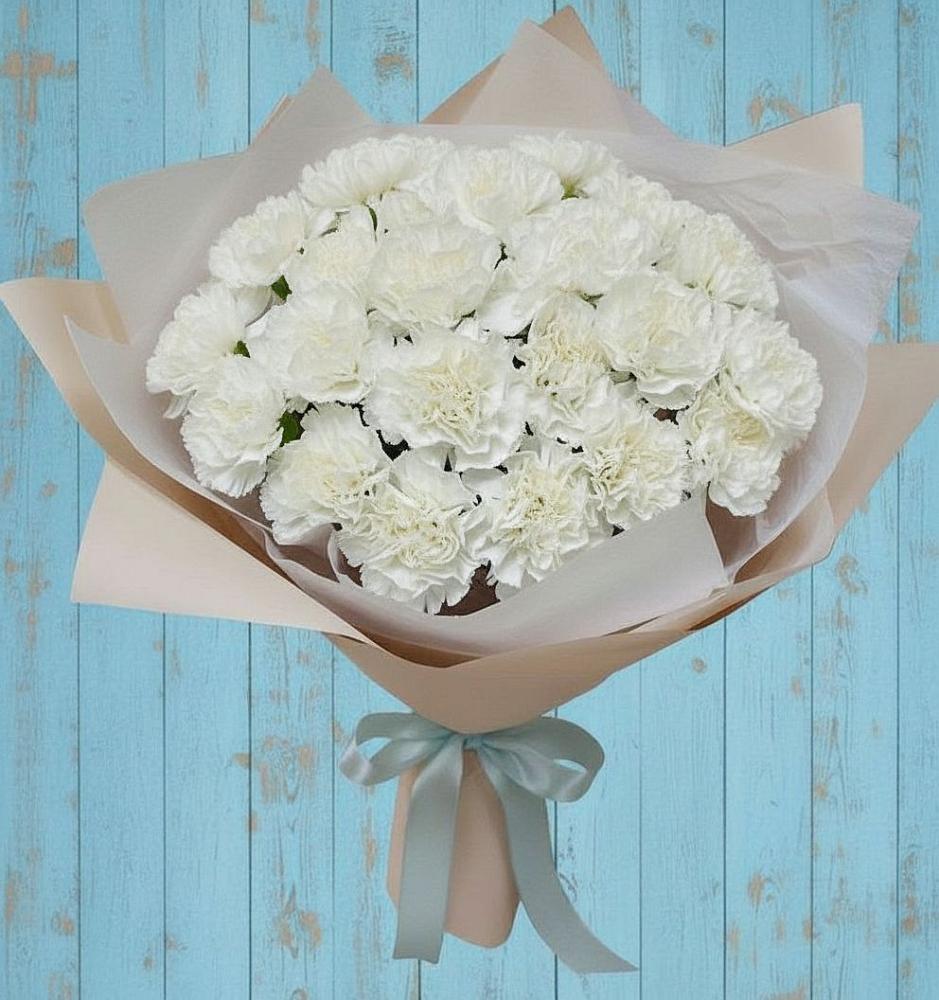 Букет цветов из: Гвоздики в Исаклы