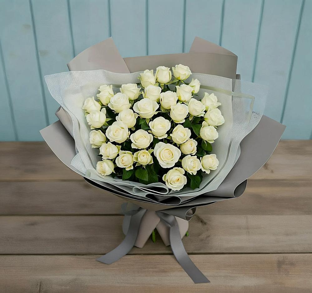 Букет Белоснежная нежность в Исаклы