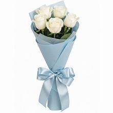 Букет 5 Белых роз Проуд #REPLACE_PRED# Исаклы