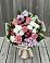 Букет цветов из: Альстромерии, Гвоздики, Розы и Хризантемы в Исаклы