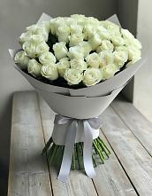 Букет 35 Белых роз в Исаклы