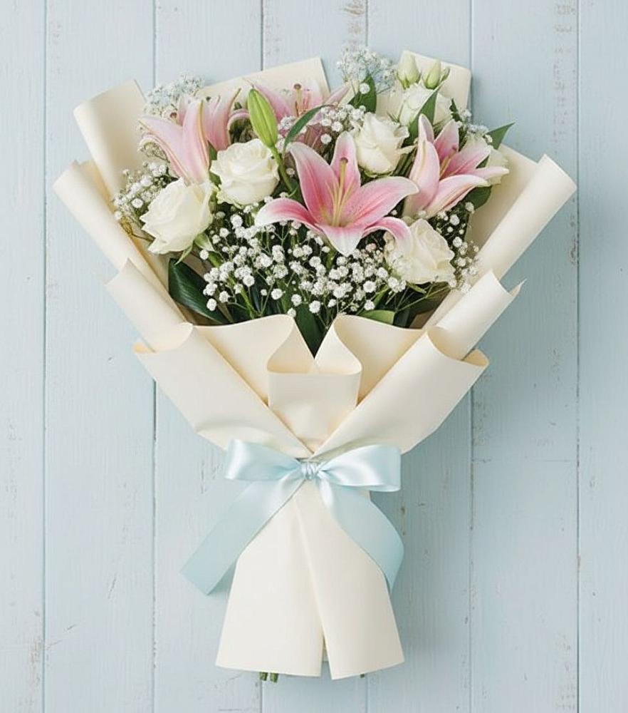 Букет цветов из: Лилии в Исаклы