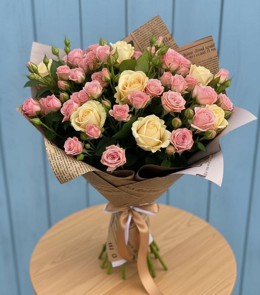 Букет цветов из: Розы в Исаклы