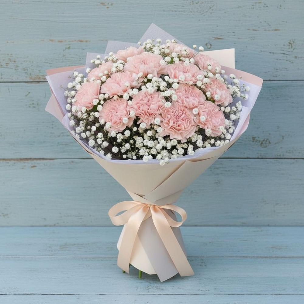 Букет цветов из: Гвоздики в Исаклы