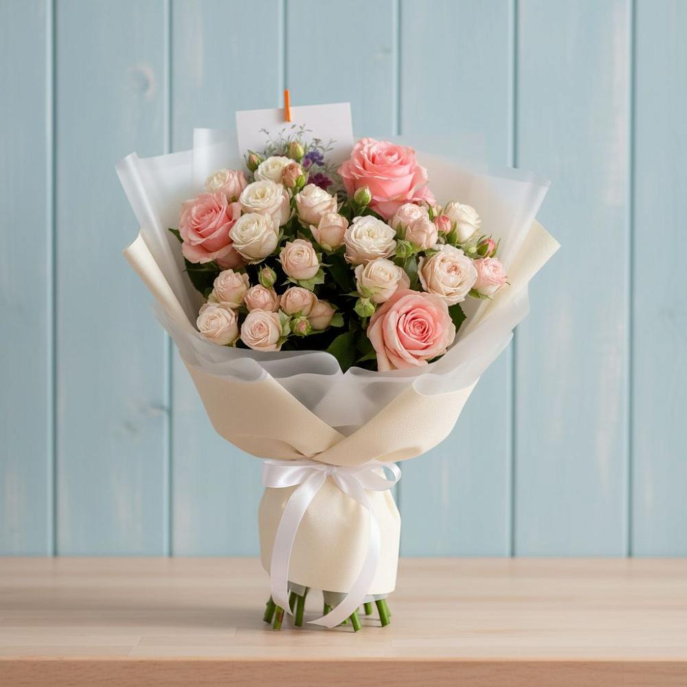 Букет цветов из: Розы в Исаклы