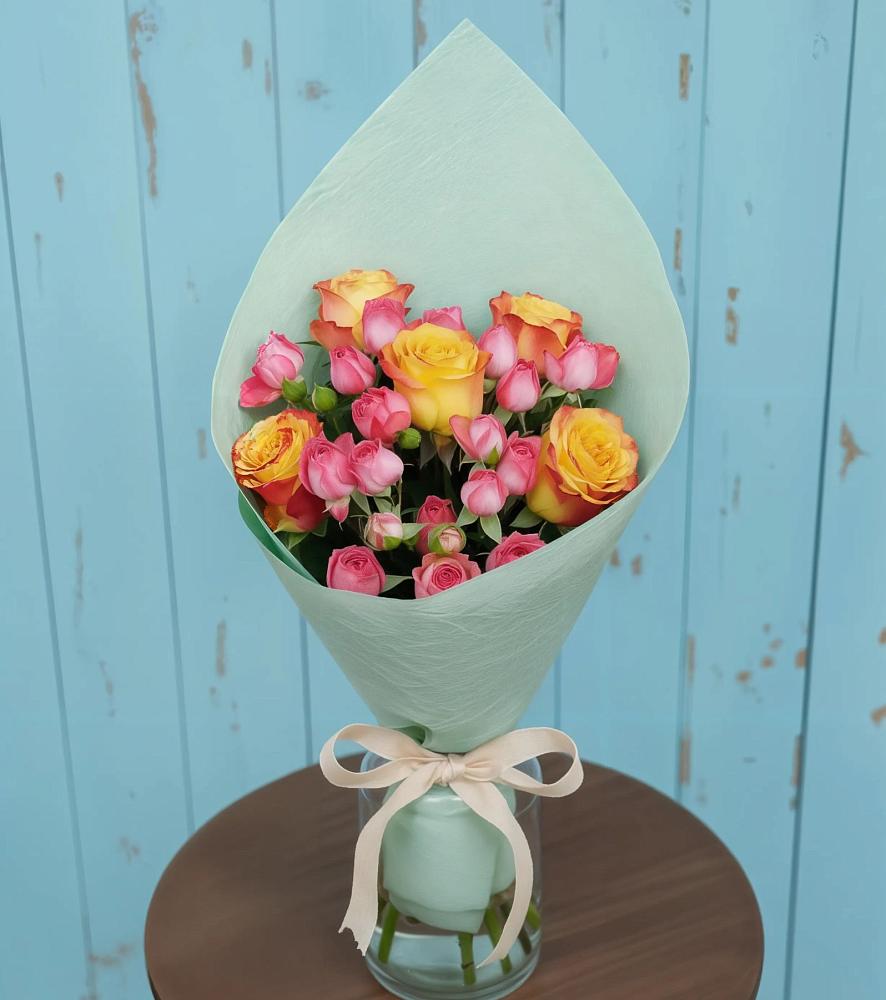 Букет цветов из: Розы в Исаклы