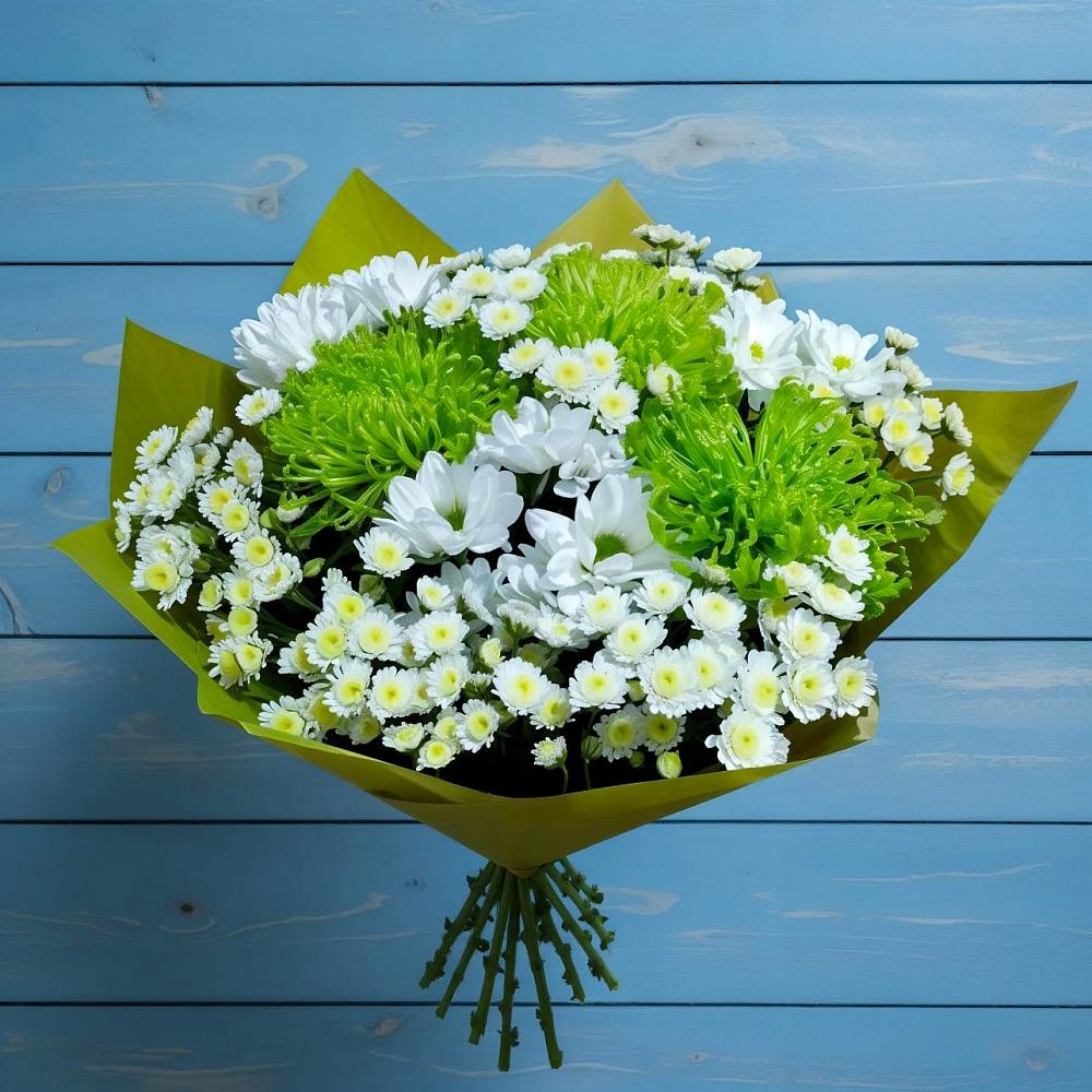 Букет цветов из: Хризантемы в Исаклы