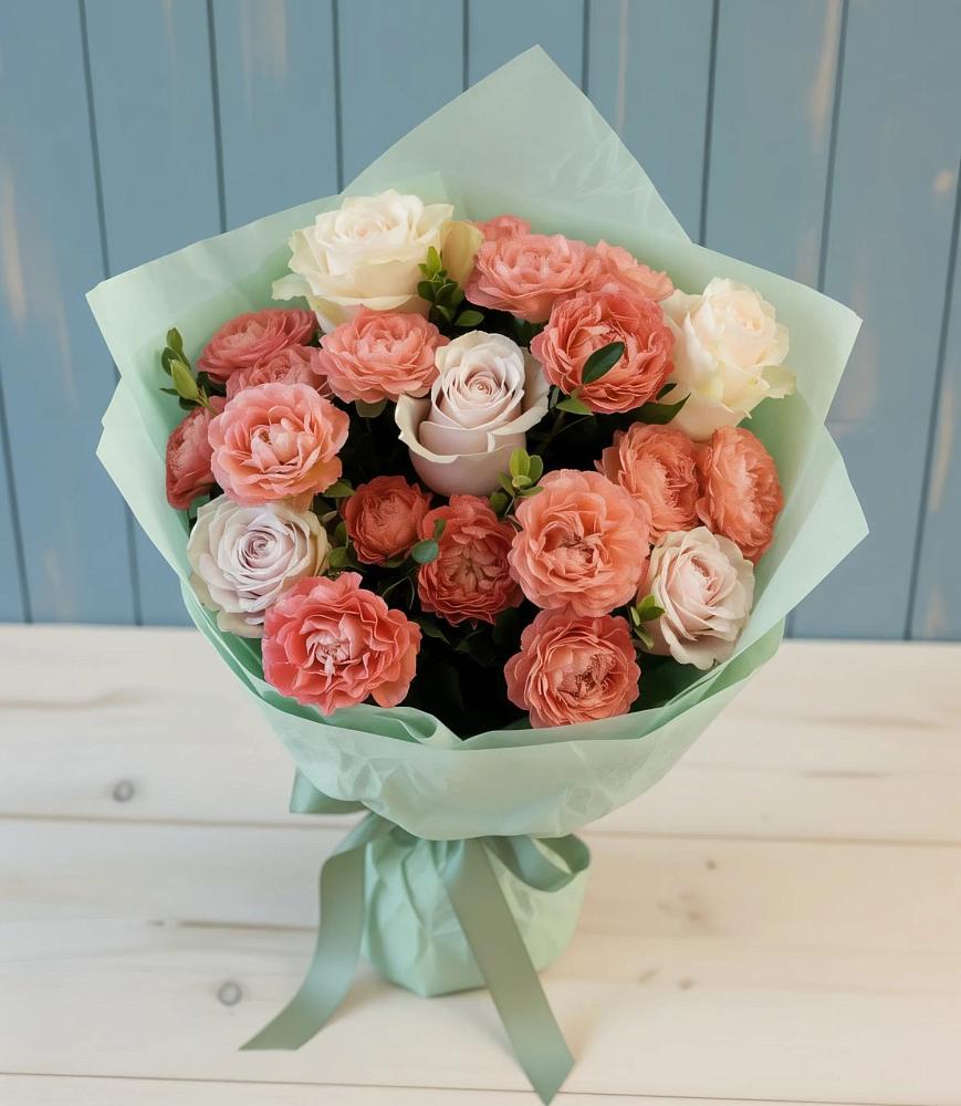 Букет цветов из: Розы в Исаклы