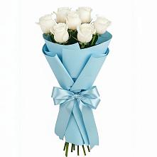 Букет 7 белых роз Проуд #REPLACE_PRED# Исаклы