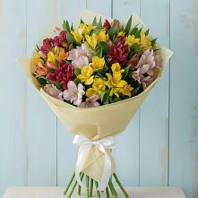 Букет цветов из:  Альстромерии в Исаклы