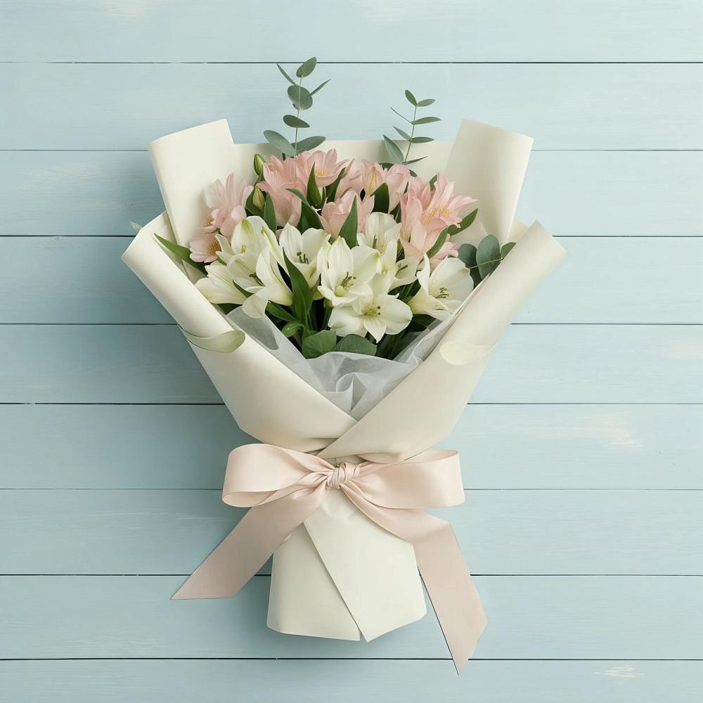 Букет цветов из: Альстромерии в Исаклы