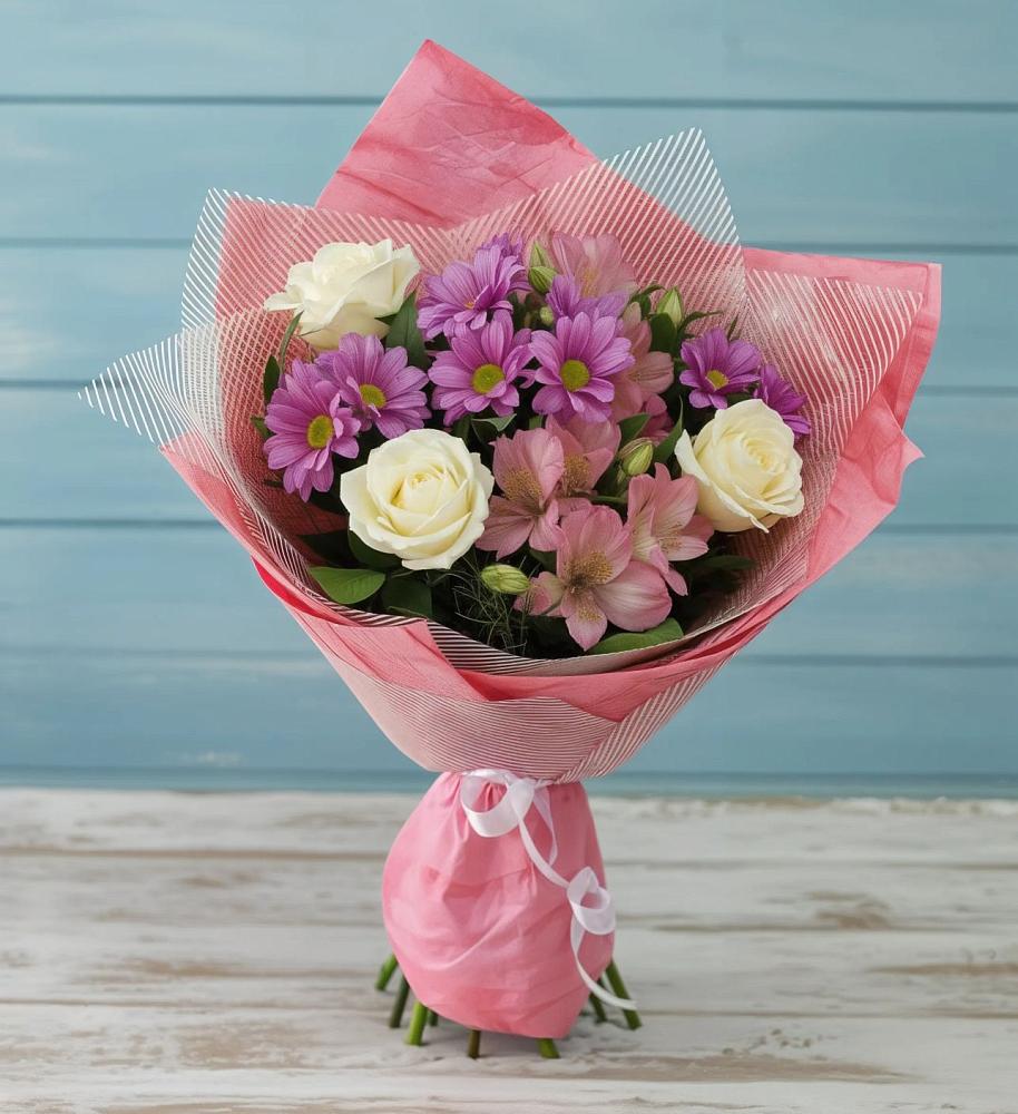 Букет цветов из: Герберы в Исаклы