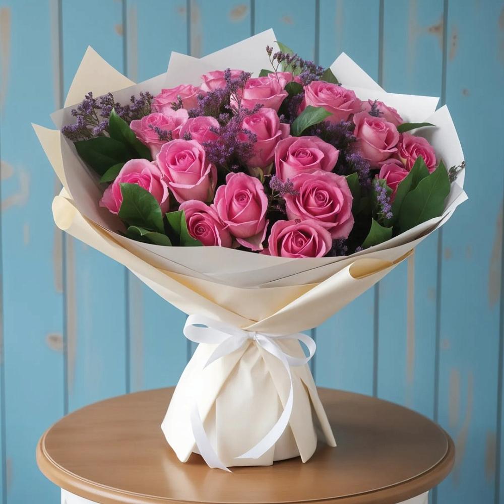 Букет цветов из: Розы в Исаклы