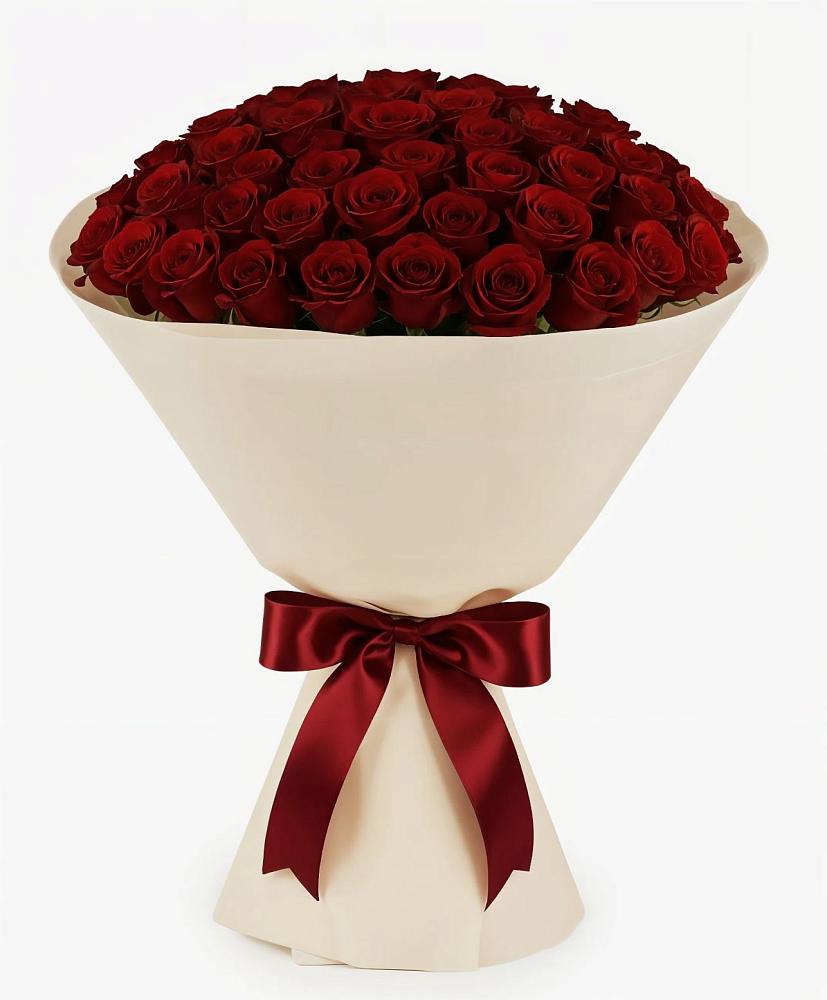 Букет 101 Бордовая роза Блэк Бакарра в Исаклы