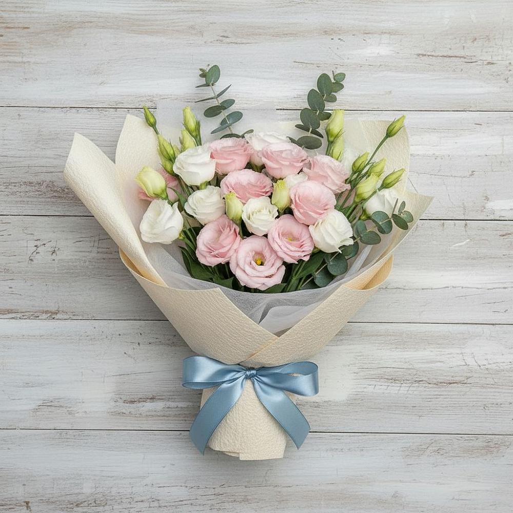 Букет цветов из: Лизиантусы в Исаклы